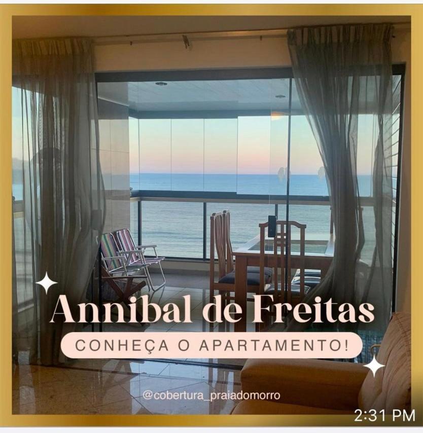 Apartamento Beira-Mar Na Praia Do Morro Ideal Para Familias E Grupos 10 Pessoas Guarapari Zewnętrze zdjęcie